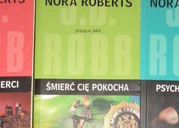 5x Nora Roberts J.D.Robb psychoza śmierć obietnica śmierci