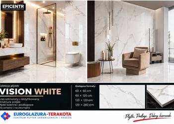 gres 60/120 wision white rektyfikowany poler gat.1 entr