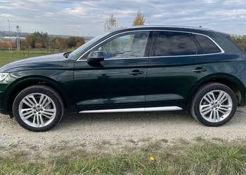 Audi Q5 Audi Q5 2,0 TFSI Quattro automat 4x4 kamery 360 hak zielony skory