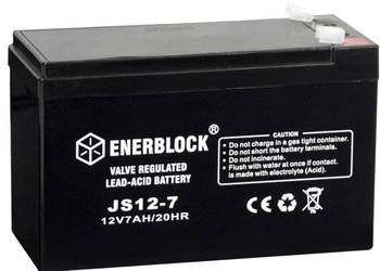 Akumulator 12V 7Ah ENERBLOCK AGM JS12-7