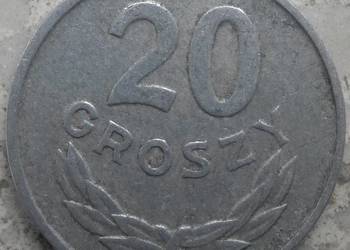 POLSKA-20 GROSZY-1967 r-AL-