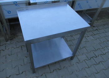 STÓŁ GASTRONOMICZNY Z PÓŁKĄ PRZYŚCIENNY 80/60/85