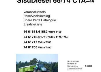 SISU 66 74 CTA 4v katalog czesci silnik PL