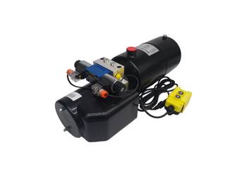 ZASILACZ AGREGAT Hydr. 24V 2,2KW 2,5cm3 8L Jedna Sekcja + Pilot [4092]