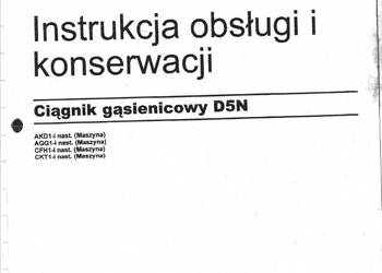 Caterpillar CAT D5N DTR Instrukcja obsługi