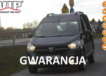 Dacia Dokker 1.6 Benzyna gwarancja przebiegu bezwypadkowy nawi kamera 2x d…