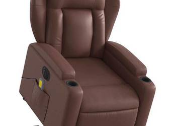 vidaXL Rozkładany fotel pionizujący z masażem, elektryczny（SKU:3204567）