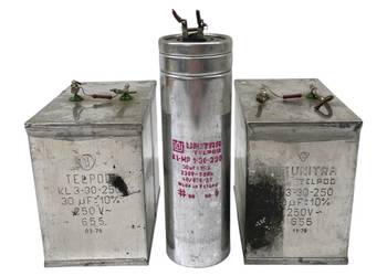 Kondensator Unitra Telpod 3 szt PRL
