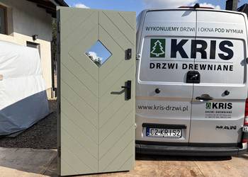 Drzwi drewnętrzne dostępne od ręki RAL7033