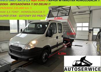 IVECO DAILY 35C13 DOKA KIPPER WYWROTKA ORGINAŁ DO ZIELENI