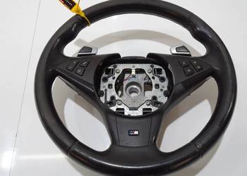 KIEROWNICA BMW E60 E61 M PAKIET ŁOPATKI OE