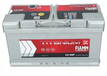 Akumulator 90Ah 800A  FIAMM TITANIUM PRO 12V Prawy Plus