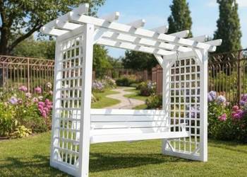 Huśtawka ogrodowa MODRZEW solidna