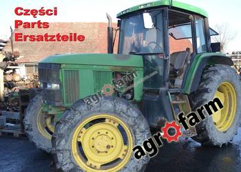 John Deere 6610 części,  skrzynia biegów, silnik