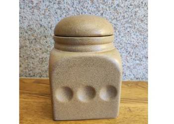 Bolesławiec PRL Wolanin kamionkowy pojemnik ceramiczny