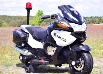 BAWIBUS.PL Motorek motor na akumulator POLICYJNY jeździk dla dzieci
