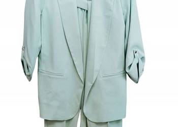 Ekskluzywny garnitur damski ADIKA TANGO klasa i szyk - pistacja rozm. 48