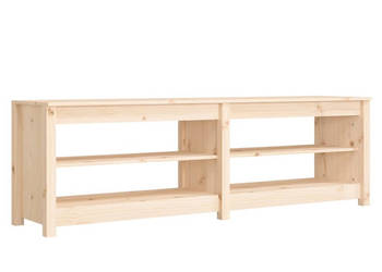 Szafka na buty 160x365x50 cm lite drewno sosnowe WM-821724