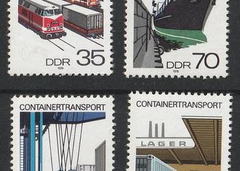 NIEMCY NRD DDR - TRANSPORT KONTENEROWY - 1978 - CZYSTE **