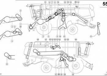 Claas Lexion 600 ŁAŃCUCH 0007858680 (Elementy napędu)