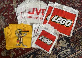 Nowe reklamówki PRL Baltona,Lego,JVC,HB Nowe reklamówki PRL Baltona,Lego,JVC,HB