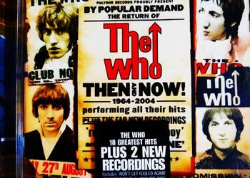CD Nowa- Polecam Wspaniały Album CD THE WHO Then And Now CD