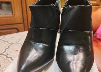 Botki czarne przed kostki rozm. 38