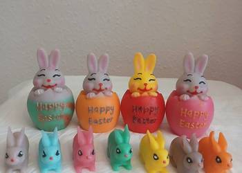 Zajączyk mydlany Wielkanocny w jajku pomalowany.Prezent dla gości