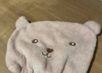 Nowy Uroczy czepek na głowę z motywem misia