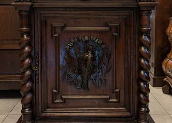 Piękna komoda,szafka neorenesans dąb-sklep Dąbrowa Górnicza