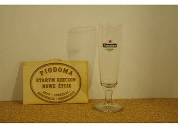 Oryginalny kielich firmowy Heineken