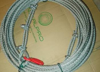 Lina stalowa ocynkowana 30m fi12mm 6x19 Nowa