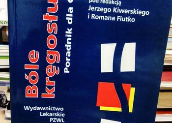 Bóle kręgosłupa książki unikatowe antykwariat