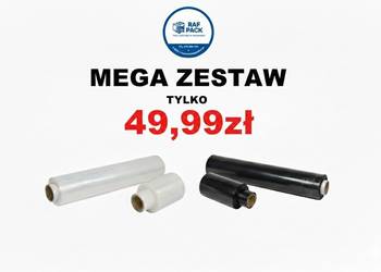 Folia stretch ręczna Mega zestaw 4 w 1 okazja