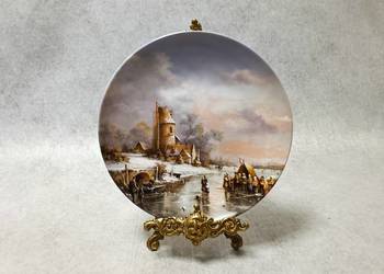 FURSTENBERG Kolekcjonerski talerz Imbiss nach dem Eisvergnugen LUDWIG MUNIN