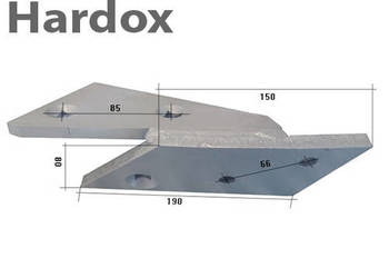 Wspornik HARDOX 90242010/P części do pługa SKJOLD