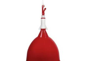 Poidło dzwonowe automatyczne wiszące z zaworem, przyłącze węża 12x17 mm