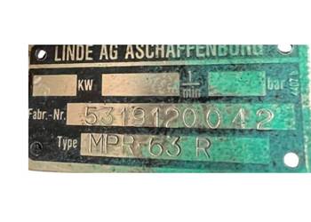 Linde MPR-63 R ( MPR63R ) Pompa hydrauliczna