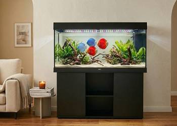 Akwarium Juwel RIO 450 Black + HeliaLux Spectrum 1500 | Stan Idealny