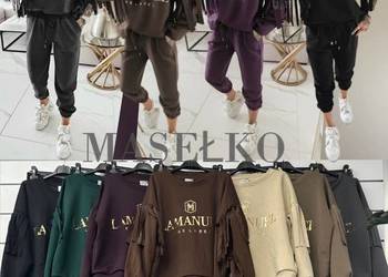 Komplet spodnie z bluza damskie.