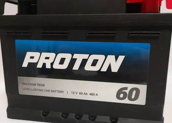 Akumulator PROTON 60Ah 480A EN PRAWY PLUS niski