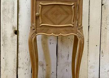 Stolik antyczny Francja Ludwik XV, orzech oczyszczony, marmur