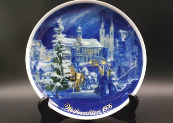 Talerz kolekcjonerski świąteczny Royal Tettau z 1976 roku.