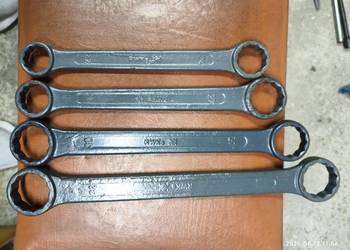 Klucze Oczkowe  KUŹNIA SUŁKOWICE Zestaw 4 szt. 22-32 mm PRL Grube Mocne