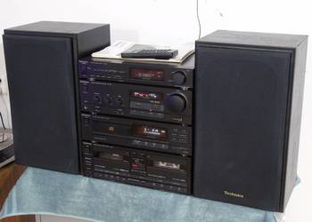 Wieża Technics SA-X101 pilot kolumny. DOSTAWA.