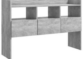 Szafka, szarość betonu, 105x30x70 cm, materiał drewnopochodny(808381)