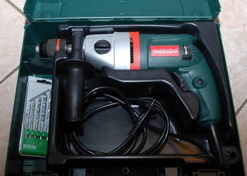 Wiertarka udarowa w walizce Metabo dwubiegowa z elektroniką SBE 705 W