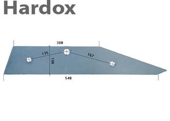 Płoza krótka HARDOX 21415/L części do pługa NIEMEYER