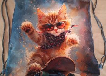 Worko-plecak z kociakiem! Sprzedam.