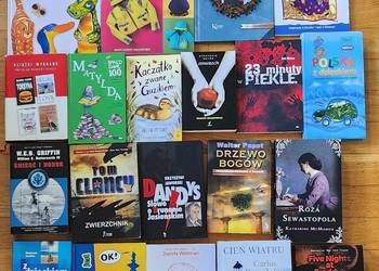 Zestaw 42 sztuk książek różnych autorów